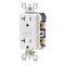 Leviton GFCI Receptacle, 20A, 125Vac, 5-20R, White GFTR2-W - alternate 3